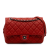 Chanel Easy Flap Medium Caviar Leather Quilted Shoulder Bag Orange