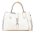 Gucci B Gucci White Calf Leather Small Grained skin Soft Jackie Tote Italy