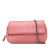 Bottega Veneta B Bottega Veneta Pink Nappa Leather Leather Mini Nappa Intrecciato Expandable Chain Crossbody Italy