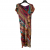 Etro Robe en soie multicolore