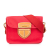 Prada B Prada Red Canvas Fabric Canapa Righe Crossbody Italy