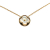 Louis Vuitton Gold 18K Yellow Gold and Mother of Pearl Monogram Color Blossom Sun Necklace France