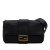 Fendi B Fendi Black Calf Leather Selleria Convertible Baguette Satchel Italy
