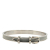 Hermès B Hermès Gray with Silver Calf Leather Palladium Plated Belt Buckle Bangle France