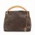 Louis Vuitton Artsy Canvas Hobo Bag Brown