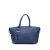 Prada B Prada Blue Calf Leather Vitello Daino Double Handle Satchel Italy