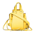 Loewe B LOEWE Yellow Mustard Calf Leather Mini Grained skin Drawstring Hammock Bag Spain