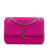 Saint Laurent AB Saint Laurent Pink Hot Pink Wool Fabric Medium Jersey Patchwork Jamie Crossbody Italy