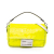 Fendi AB Fendi Yellow Neon Yellow Sequin Other Mini Transparent Paillettes Elaphe Baguette Satchel Italy