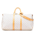 Louis Vuitton B Louis Vuitton White Damier Canvas Canvas Damier Azur Keepall Bandouliere 55 France