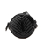 Saint Laurent B Saint Laurent Black Calf Leather Chevron skin Round Vinyle Camera Bag Italy