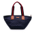 Gucci B Gucci Blue Nylon Fabric GG Web Tote Italy
