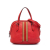 Gucci B Gucci Red Calf Leather Mini Web Dome Satchel Italy