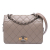 Chanel B Chanel Brown Taupe Calf Leather Quilted skin Day Trip Flap Italy