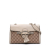 Gucci B Gucci Brown Beige with White Canvas Fabric Medium GG Emily Shoulder Bag Italy