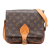Louis Vuitton B Louis Vuitton Brown Monogram Canvas Canvas Monogram Cartouchiere MM France