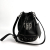 Philipp Plein Stud Leather Bucket Shoulder Bag Black