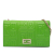 Fendi B Fendi Green Nappa Leather Leather Nappa Logo Embossed Long Wallet On Chain Italy