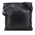 Bottega Veneta B Bottega Veneta Black Nappa Leather Leather Nappa Intrecciato VN Crossbody Italy