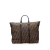 Fendi B Fendi Brown Canvas Fabric Zucca Tote Italy