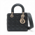 Christian Dior Lady Dior Small Lambskin Leather My ABCDior Cannage Tote Handbag Black