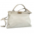 Fendi Peekaboo Lether Handtasche grau mit Echtzertifikat