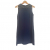 123 Paris Sleeveless navy dress with rhinestone collar
