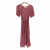 ba&sh Robe lady dress rose fuchsia