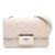 Chanel B Chanel White Ivory Lambskin Leather Leather Mini Lambskin Beauty Lock Flap Italy