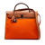 Hermès Herbag PM Canvas 1 Pouch Top-Handle Handbag Orange