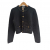 J.Crew Black jacket with gold buttons