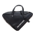 Balenciaga B Balenciaga Black Calf Leather S Triangle Duffle Bag Italy