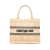 Christian Dior B Dior Brown Beige Raffia Natural Material Small Cannage Book Tote Italy