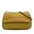 Bottega Veneta Yellow Mini Nappa Intrecciato Expandable Chain Flap Crossbody Italy