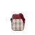 Burberry B Burberry Brown Beige with Red Canvas Fabric House Check Crossbody United Kingdom