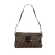 Fendi B Fendi Brown Canvas Fabric Zucca Shoulder Bag Italy