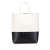 Celine B Celine White Off White with Black Calf Leather Small Bicolor Vertical Cabas Italy