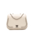 Chanel AB Chanel White Ivory Calf Leather Small skin Braided Chic Flap France
