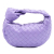 Bottega Veneta AB Bottega Veneta Purple Nappa Leather Leather Mini Nappa Intrecciato Jodie Italy