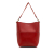 Celine B Celine Red Calf Leather Medium Seau Sangle Bucket Bag Italy