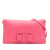 Ferragamo B Ferragamo Pink Blush Calf Leather Mini Padded Viva Bow Crossbody Italy
