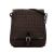 Fendi B Fendi Brown Dark Brown Canvas Fabric Zucchino Crossbody Italy
