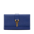 Saint Laurent B Saint Laurent Blue Calf Leather Chyc Ligne Clutch Italy