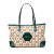 Gucci Brown 100th Anniversary Medium GG Canvas Embroidered Flower Ophidia Tote Italy