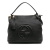 Gucci Soho Zipper Closure Leather 2-Ways Hobo Crossbody Black