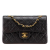 Chanel Classic Double Flap Small Matelassè Lambskin Flap Shoulder Bag Black