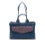 Chanel Blue Dark Blue Caviar Leather Leather Large Caviar and Tweed Coco Break Shopping Tote Italy