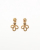 Saint Laurent Gold-tone Dangling Clip-on Earrings