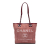 Chanel B Chanel Red Indian Red Canvas Fabric Mini Deauville Tote Italy