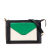 Celine B Celine Black with Multi Calf Leather Tricolor Pocket Envelope Zip Crossbody Italy